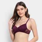 Ladies' Padded Bra, Wine, small image number null